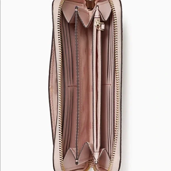 NWT Kate Spade Glitter on large continental wallet - Picture 6 of 16